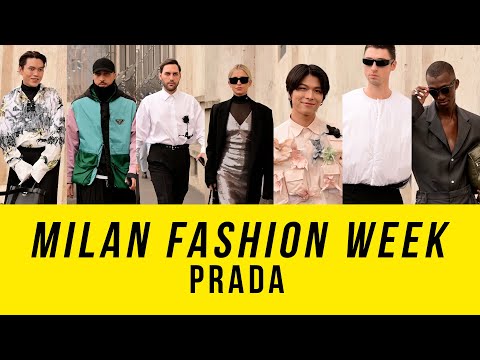 Milan Street Style at MFW Men's: Autumn/Winter 2024-2025 Fashion trends 🔥Prada Street style