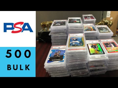 PSA 500 Card Bulk Order Returns from California