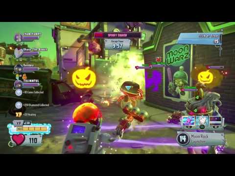 Plants vs Zombies Garden Warfare 2 Spooky squash boss hunt