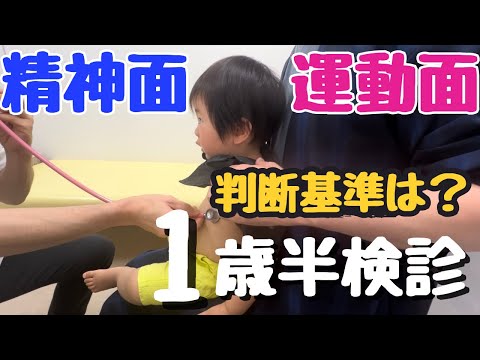 【1歳半検診】何やる？検査項目 / 判断基準