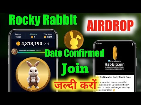 Rocky Rabbit Airdrop & Listed Date Out | Rocky Rabbit Airdrop Confirmed | Hamster Vs Rocky Rabbit