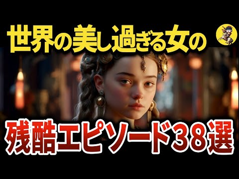 【睡眠用】面白過ぎて眠れない！世界の美女の残酷な逸話！！【世界史】