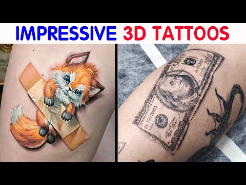 Times Tattoo Artists Took Their 3D Tattoos To A Whole Other Level