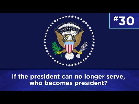 Q30: If the president can no longer serve, who becomes president?