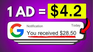 1Ad =$4 🤑 WATCH ADS EARN MONEY ONLINE | EARN MONEY FROM HOME | ADS Earning