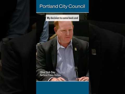 Bob Day Re-Confirmed as Portland’s Chief of Police