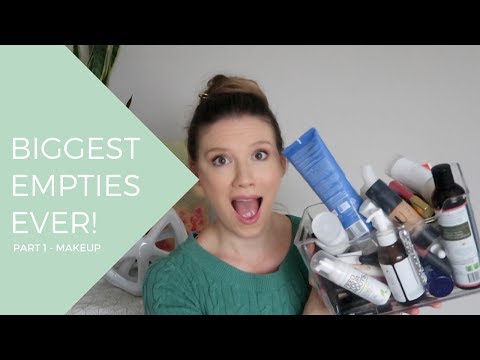 The Biggest Empties Ever! Part 1 // Laura's Natural Life