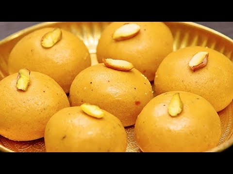 १००% परफेक्ट बेसन के दानेदार लड्डू कम घी में और सही माप के साथ | Besan Laddoo Recipe