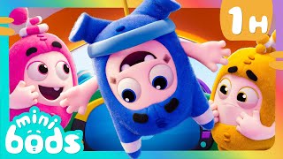 Painting Fun Minibods | Mini Oddbods | Baby Oddbods | Funny Cartoons For Kids