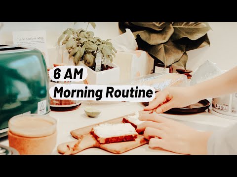 6AM MORNING ROUTINE | my mindful and productive morning habits