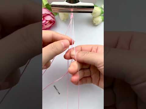 Wide version of the bird acacia simple braided bracelet tutorial handmade DIY handmade braiding