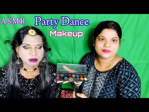 ASMR~Doing My Brother Indian Dancing Party Makeup (Roleplay Makeup) @asmrsangi7044 💄❤️💋