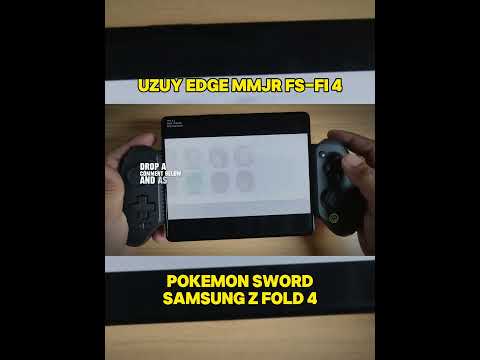 Nintendo Switch emulator | UZUY Edge MMJR FS-FI4 | Samsung Z Fold 4 | Pokemon Sword Test #shorts