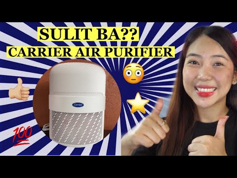 CARRIER TABLE TOP AIR PURIFIER REVIEW & UNBOXING 2021