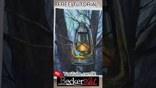 Free Tutorials on painting in Watercolor #youtubeshorts #watercolor #freetutorial