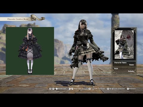 SoulCalibur 6; Juufuutei Raden (Hololive ReGLOSS) custom character video guide by Zeno XC