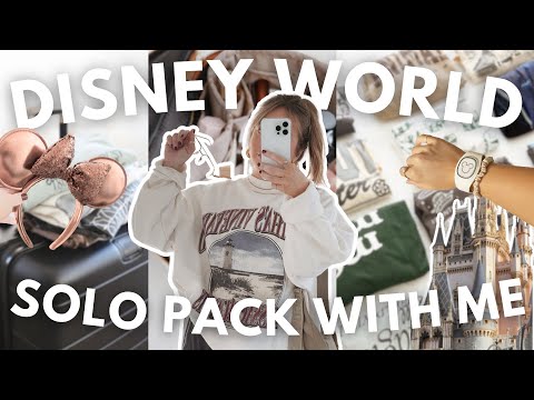 SOLO DISNEY WORLD PACK & PREP: disney packing tips + packing organization + amazon travel must haves