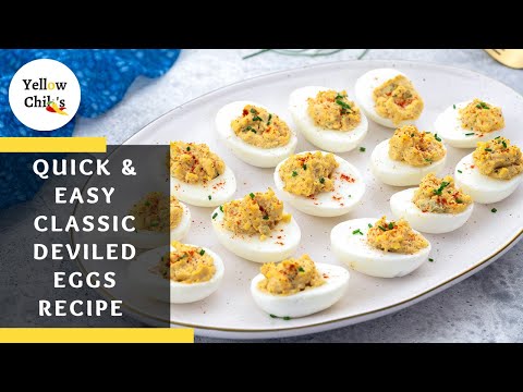 Classic Deviled Eggs: A Quick and Easy Recipe in Minutes!