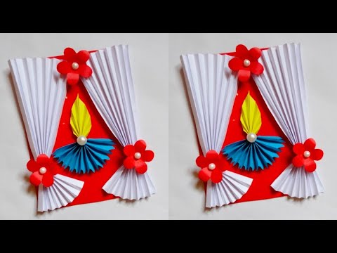 🪔 diwali card 🥰 handmade greeting card 2022/easy diwali card design/how to make diwali card idea