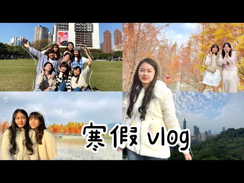 北醫寒假Vlog | 落羽松🍂聖誕老公公的回信💌野餐🍕KTV🎤爬象山🏔