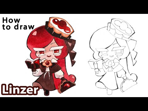 How to draw Linzer Cookie | Cookie Run Kingdom