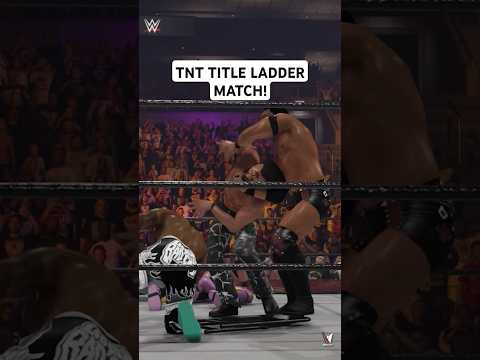 tnt championship ladder match prediction #forbiddendoor #wwe2k24 #aew