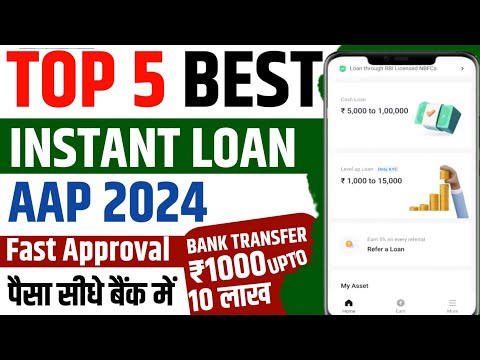 Top 5 Best Instant Loan app 2024 | instant personal Loan | Loan App Fast approval | Loan apps 2024