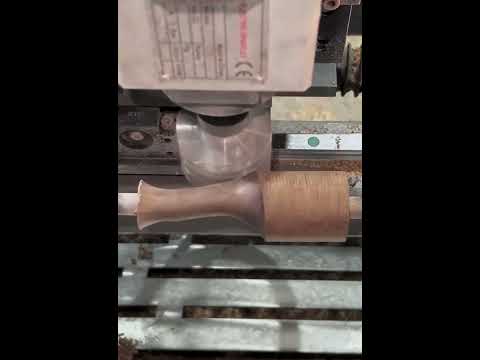 Wood processing of automatic lathes #woodworking