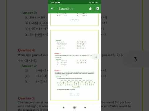 Class 7 Maths Chapter:- 1 Integers Exercise 1.4 Solution #mathlogic #arithmetic #mathematicsproblem