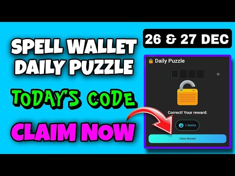 Spell Wallet Daily Puzzle Today 26 December | Spell Wallet Today Puzzle | Spell Wallet Secret Code