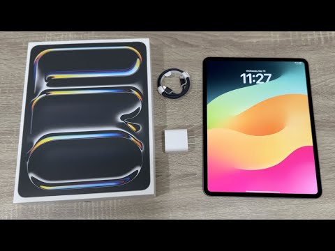 iPad Pro 13 inch M4 Unboxing: Space Black!