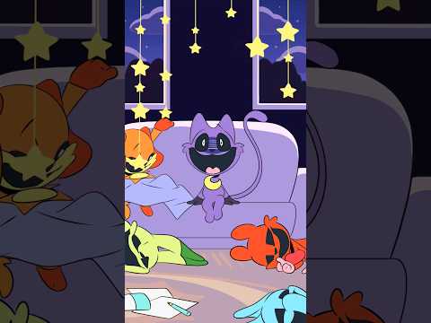 Catnap and dogday horror animation #anime #shorts #smilingcritters #poppyplaytime #catnap #dogday