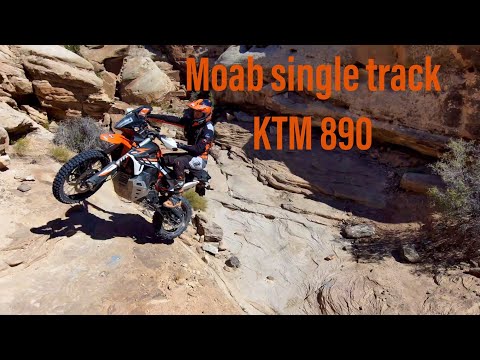 Moab Single track - Chris Birch KTM 890 Adventure R