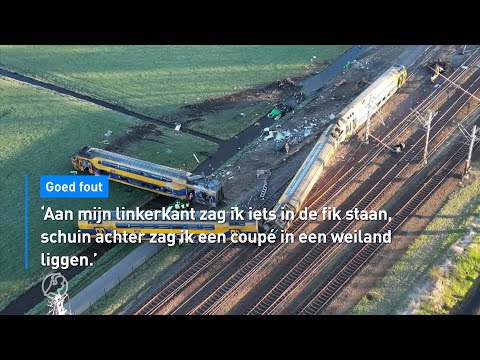 Derk had engeltje op schouder bij treinramp: 'Moest naar veiligheid kruipen' | Hart van Nederland