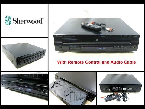 SHERWOOD CDC-5506 5 Disc CD Changer Player with Remote Control