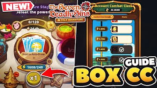 BOX COMBAT CLASS GUIDE! Do This to Increase BOX CC FAST! | 7DS: Idle Adventure