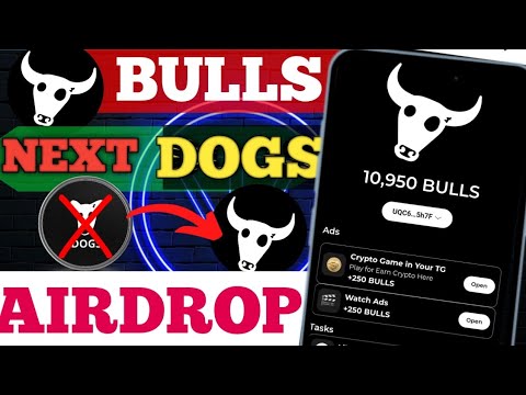 Next Dogs Airdrop | Bulls Meme Token | Bulls Airdrop | telegram new Mining | Dogs Airdrop |