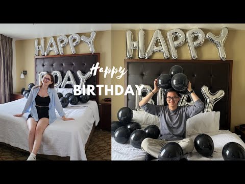 [amwf] My boyfriend's birthday surprise! 🎂 mini vlog | International couple #amww #vlog #bd  #love