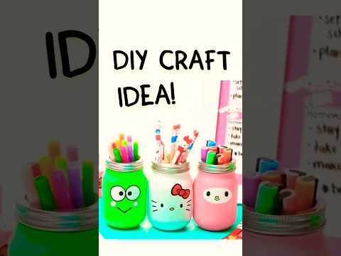 DIY Best out of waste Idea 🌈 waste material craft idea/diy pen stand/Simptap Acrylic Marker #shorts