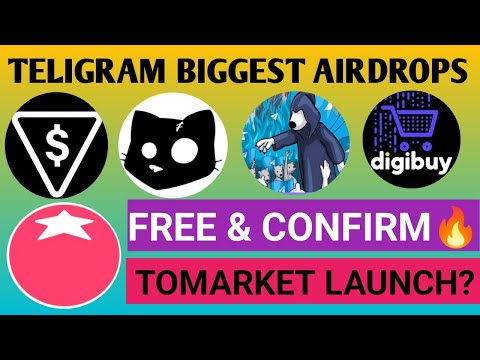 Tomarket Airdrop Update | Ton Station Airdrop | Cats Airdrop Update | Free Dogs Airdrop | Digibuy