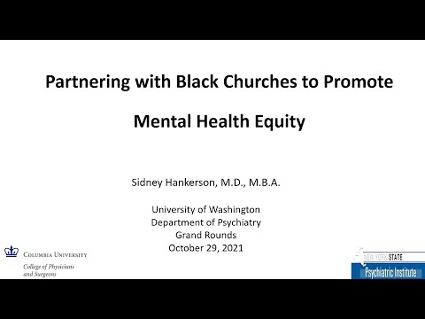 Partnering with Black Churches to Promote Mental Health Equity