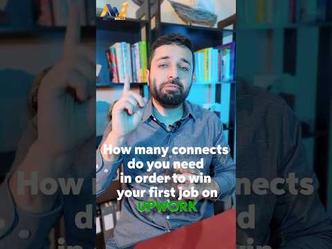 How many connects are needed to win your FIRST job in UPWORK? #english  #upwork #upworktips