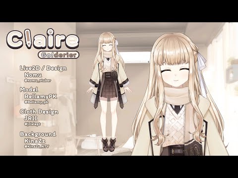 【Showcase】Claire Golderier【Live2D】