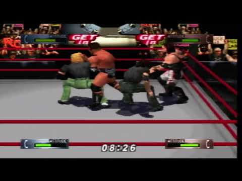 WWF WrestleMania 2000 - The Hardy Boyz Vs The Rock & X Pac