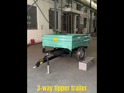 SanSen 3-way tipper trailer #farmmachinery #tractortrailer #traktoranhanger #haagised#kippikany