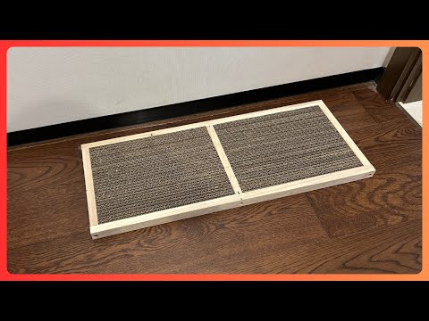 DIY猫抓板｜DIY cat scratching board｜20240814