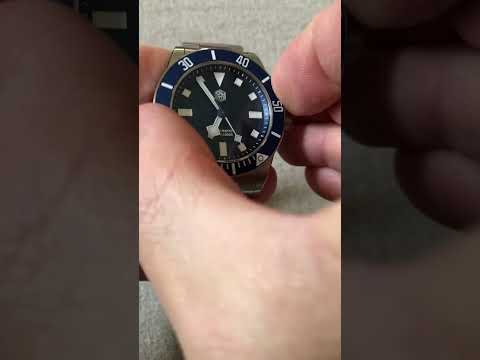 ASMR San Martin SN0121G Pelagos Bezel Action steel watch