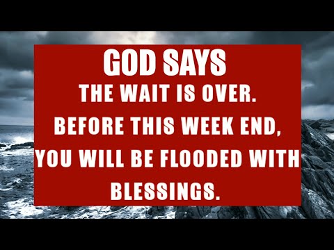 ❣️Gods message today | The wait is over you'll be flooded with joy | God says |Prophetic word #loa