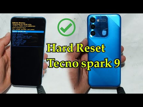 Hard Reset Tecno spark 9 ✅