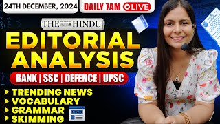 Editorial Analysis | 24th December, 2024 | Vocab, Grammar, Reading, Skimming | Nimisha Bansal